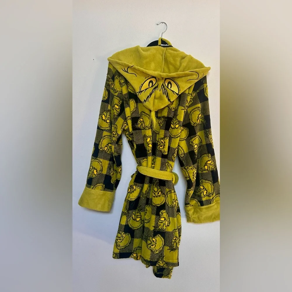Grinch Plush Hooded Robe - Picture 2 of 2